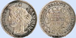 20 Centimes CERES IIIe Rpublique